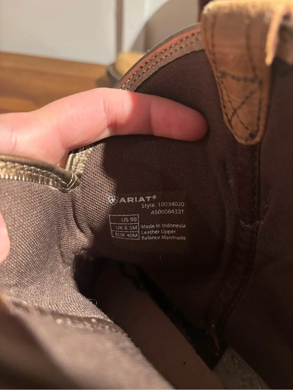 Ariat Brown Leather Western Boots